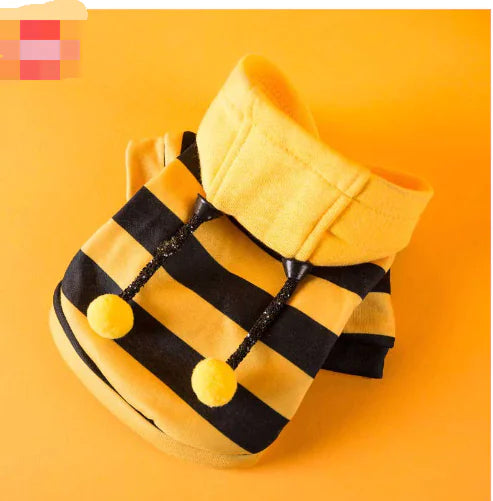 Sudadera Bee para Mascotas (Una Pieza)